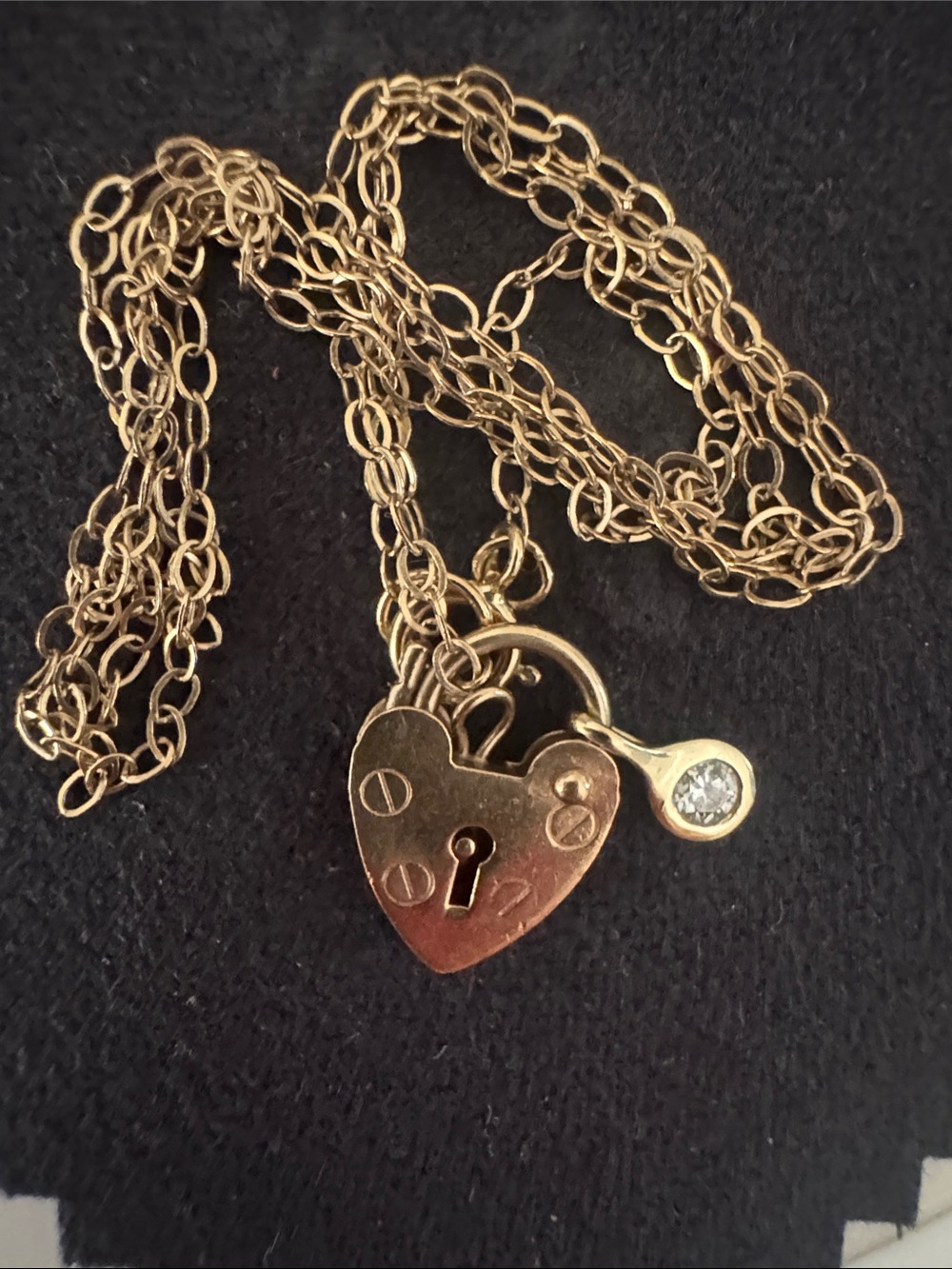 Vintage European 14k stamped Yellow Gold Cable Chain Necklace 18’ 1.3 mm